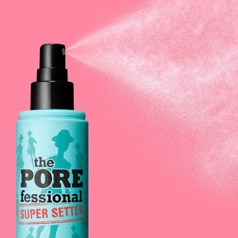 slide 4 of 6, Benefit Cosmetics The POREfessional Super Setter Long-Lasting Makeup Setting Spray - 4 fl oz - Ulta Beauty, 4 fl oz