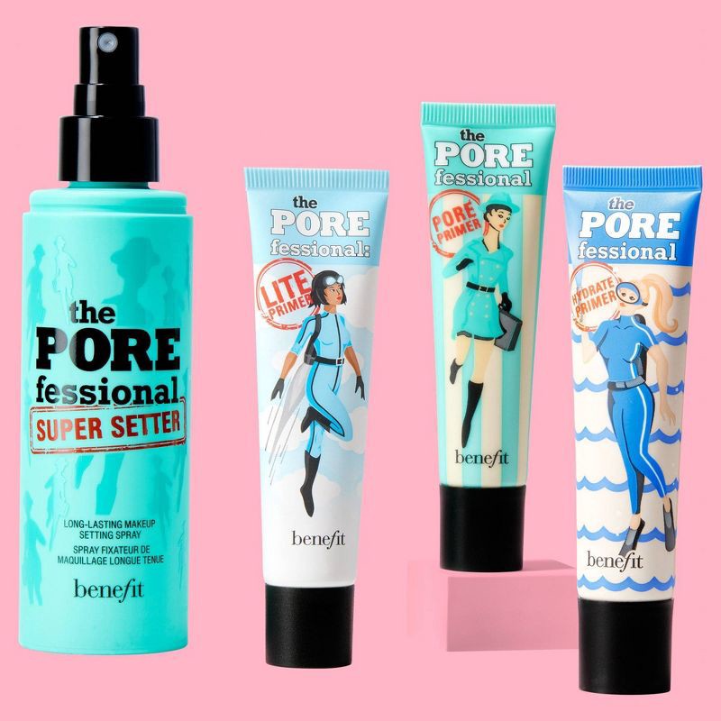 slide 5 of 6, Benefit Cosmetics The POREfessional Super Setter Long-Lasting Makeup Setting Spray - 4 fl oz - Ulta Beauty, 4 fl oz
