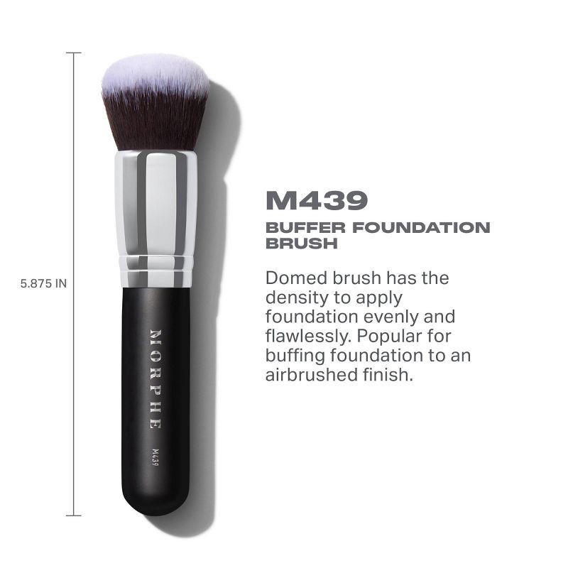 slide 2 of 3, Morphe M439 Deluxe Buffer Brush - Ulta Beauty, 1 ct