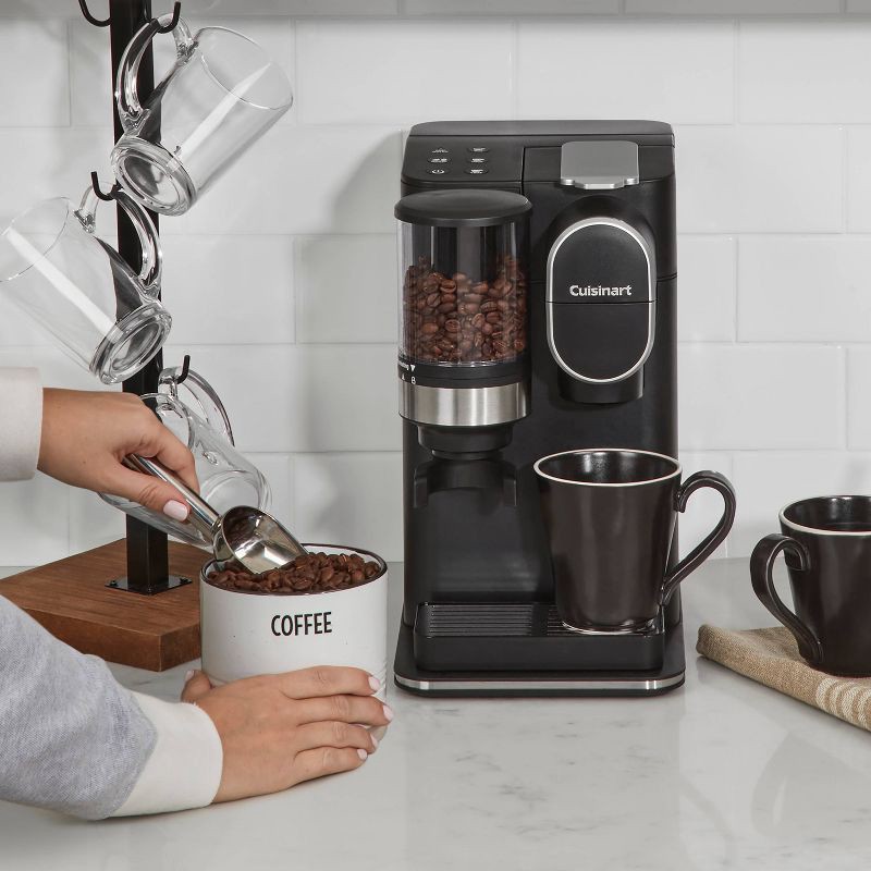 slide 3 of 21, Cuisinart Single-Serve Grind and Brew - Black - DGB-2: Coffee Maker with Grinder, 12 oz Capacity, LED Indicator Light, 12 oz