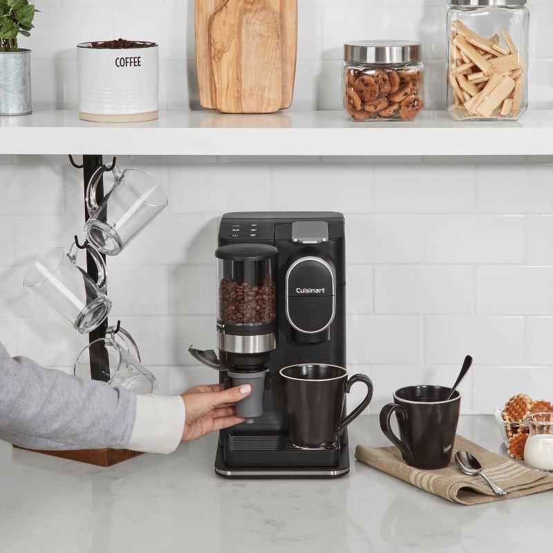 slide 18 of 21, Cuisinart Single-Serve Grind and Brew - Black - DGB-2: Coffee Maker with Grinder, 12 oz Capacity, LED Indicator Light, 12 oz