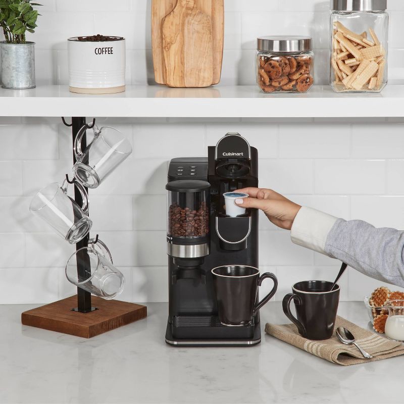 slide 13 of 21, Cuisinart Single-Serve Grind and Brew - Black - DGB-2: Coffee Maker with Grinder, 12 oz Capacity, LED Indicator Light, 12 oz