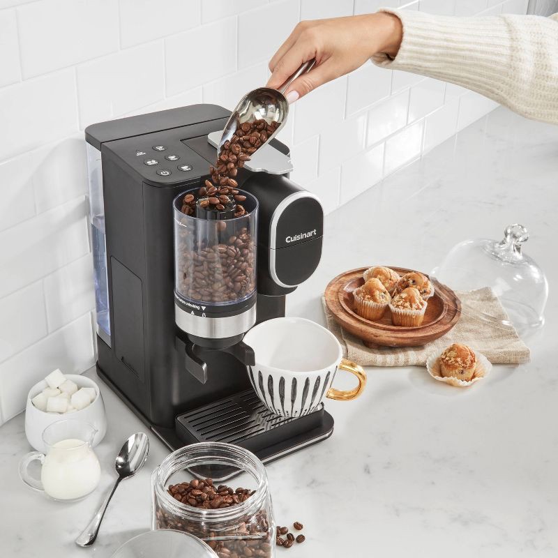 slide 21 of 21, Cuisinart Single-Serve Grind and Brew - Black - DGB-2: Coffee Maker with Grinder, 12 oz Capacity, LED Indicator Light, 12 oz