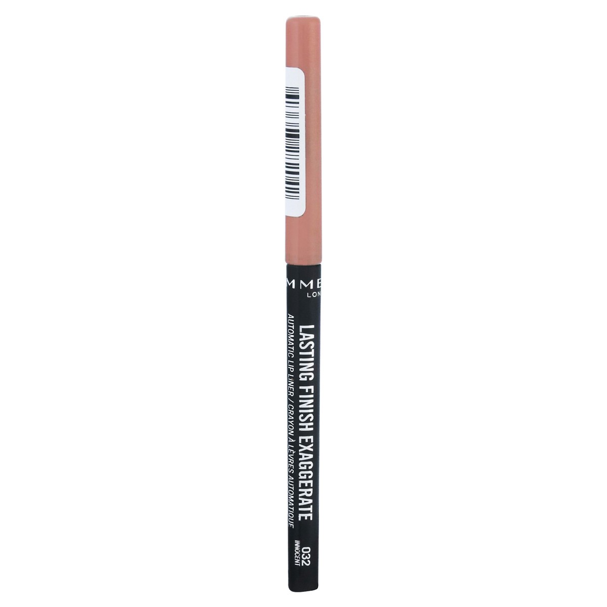 slide 5 of 12, COTY RIMMEL LONDON Rimmel Lasting Finish Exaggerate Automatic Lip Liner - Rich, Smooth Formula for Long Lasting Lip Looks - 32 Innocent, .01oz, 1 ct