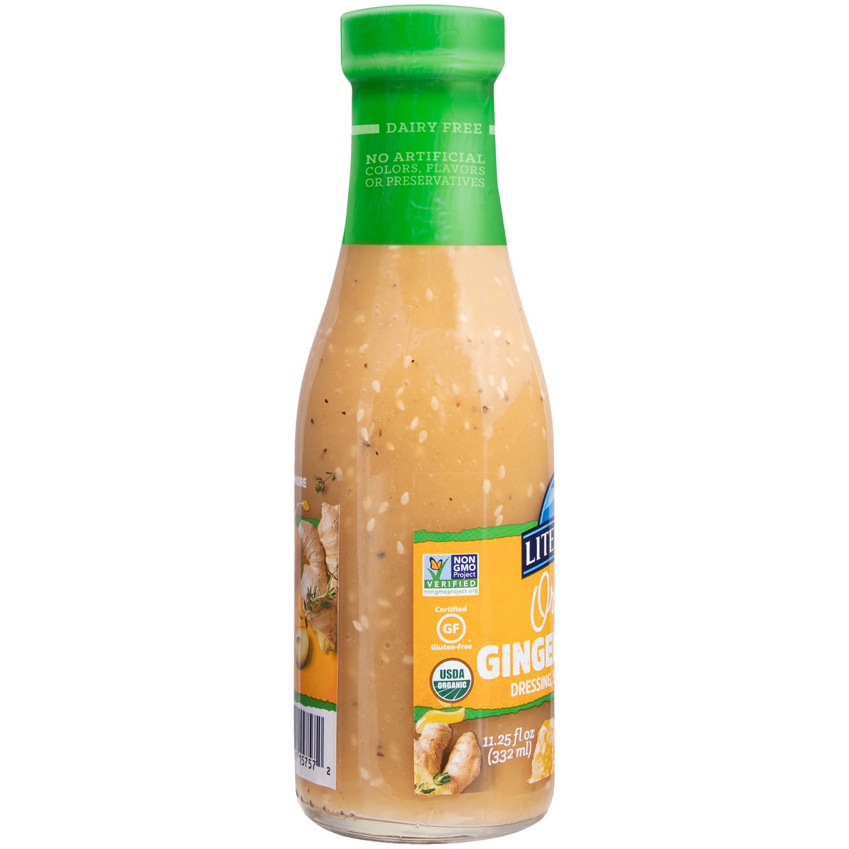 slide 6 of 9, Litehouse Organic Ginger with Honey Dressing, Sauce & Marinade 11.25 fl. oz. Bottle, 11.25 fl oz