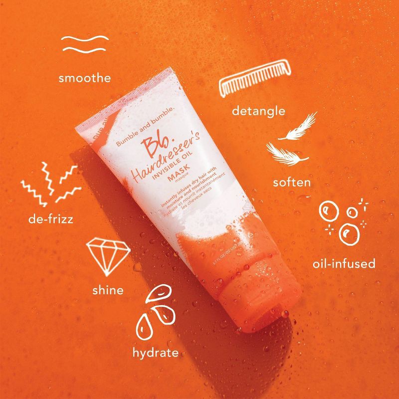 slide 4 of 8, Bumble and Bumble. Hairdresser's Invisible Oil Mask - 6.7 fl oz - Ulta Beauty, 6.7 fl oz