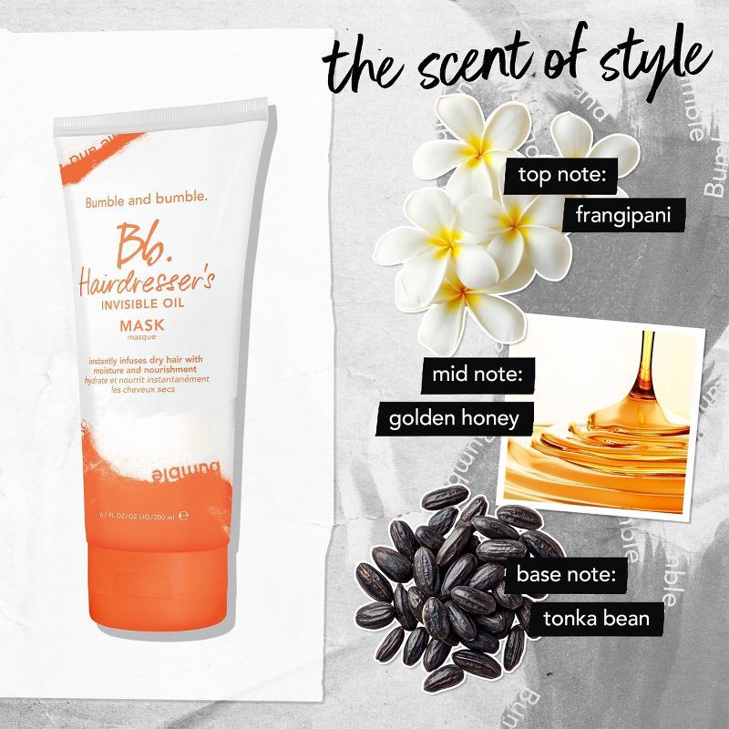 slide 5 of 8, Bumble and Bumble. Hairdresser's Invisible Oil Mask - 6.7 fl oz - Ulta Beauty, 6.7 fl oz