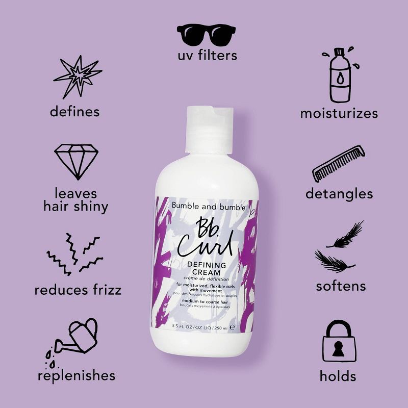 slide 5 of 7, Bumble and Bumble. Curl Defining Crème - 8.5 fl oz - Ulta Beauty, 8.5 fl oz