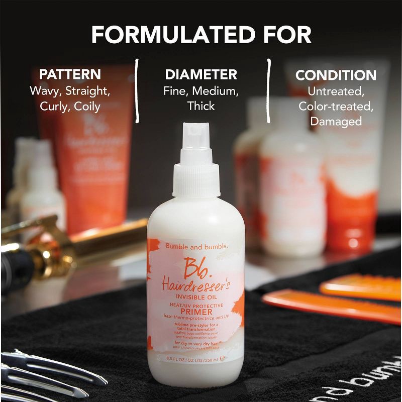 slide 5 of 15, Bumble and Bumble. Hairdresser's Oil Invisible Oil Primer - Travel Size - 2 fl oz - Ulta Beauty, 2 fl oz