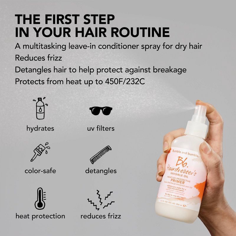 slide 6 of 15, Bumble and Bumble. Hairdresser's Oil Invisible Oil Primer - Travel Size - 2 fl oz - Ulta Beauty, 2 fl oz