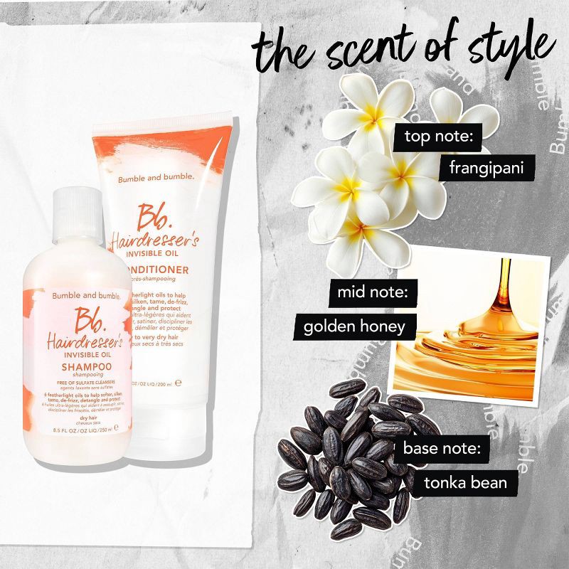 slide 6 of 8, Bumble and Bumble Hairdresser's Invisible Oil Shampoo - 8.5 fl oz - Ulta Beauty, 8.5 fl oz