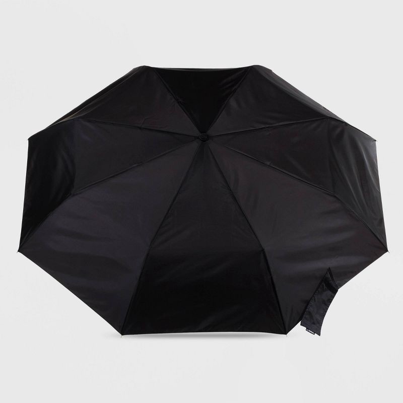 slide 3 of 3, Totes Auto Open Close ECO Compact Umbrella with Sunguard - Black, 1 ct