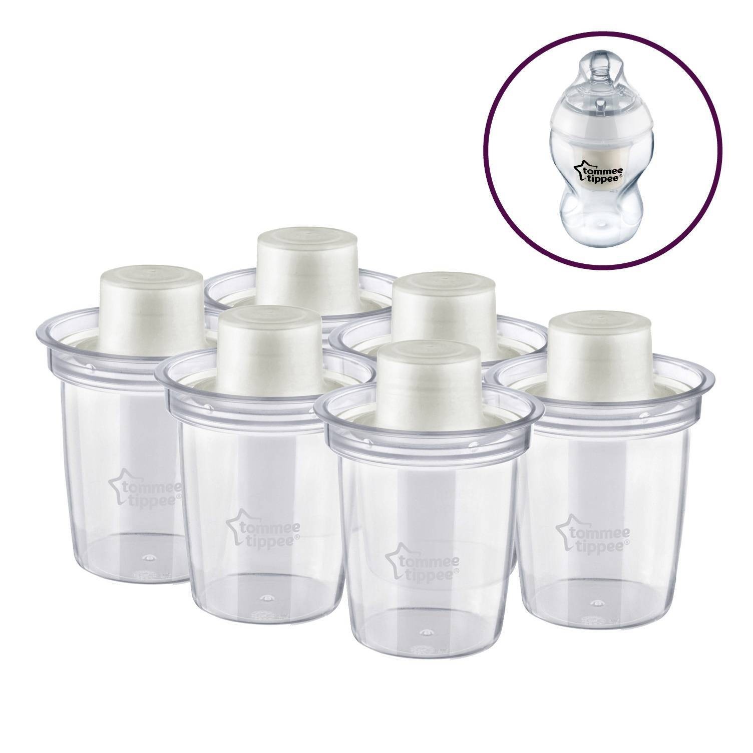 slide 1 of 7, Tommee Tippee 6pk Formula Dispenser - 8 Scoops, 6 ct