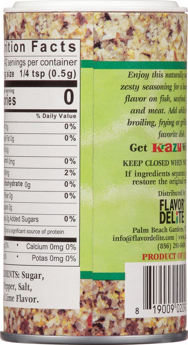 slide 6 of 12, Jane's Krazy Mixed-Up Seasonings Original Sweet Lime Pepper Marinade & Seasoning 2.5 oz, 2.5 oz