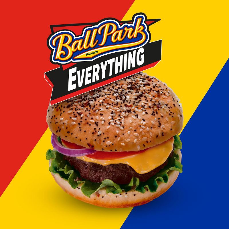 slide 3 of 13, Ball Park Everything Hamburger Bun - 16oz, 16 oz