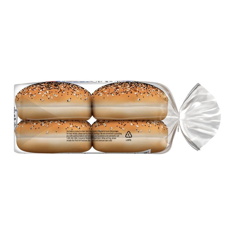 slide 13 of 13, Ball Park Everything Hamburger Bun - 16oz, 16 oz