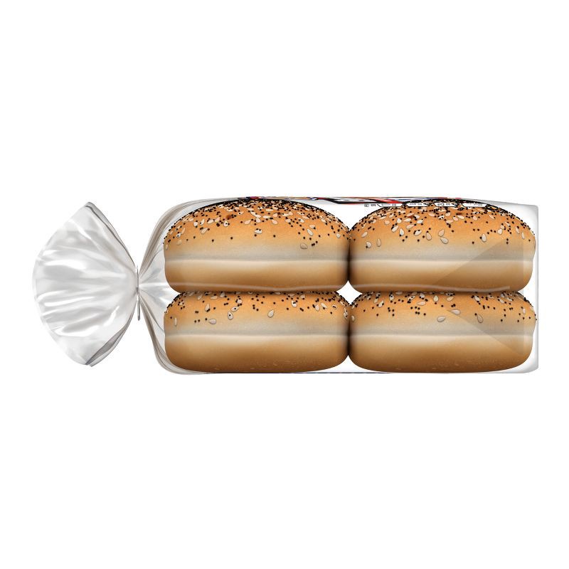 slide 4 of 13, Ball Park Everything Hamburger Bun - 16oz, 16 oz