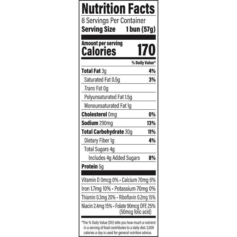 slide 9 of 13, Ball Park Everything Hamburger Bun - 16oz, 16 oz