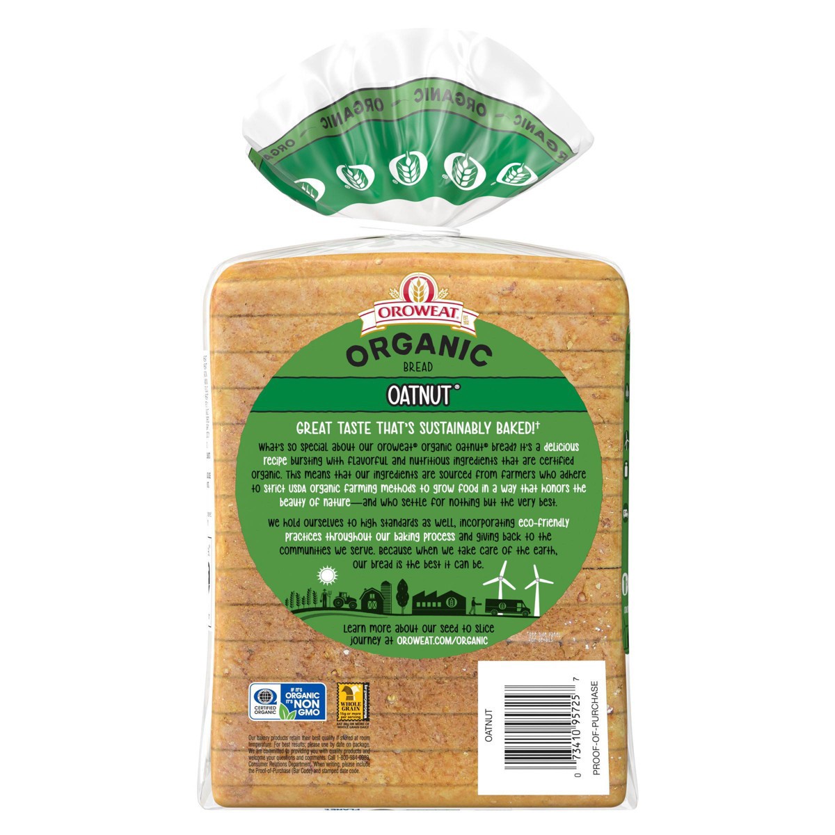 Oroweat Organic Oatnut Bread 27oz 27 oz Shipt