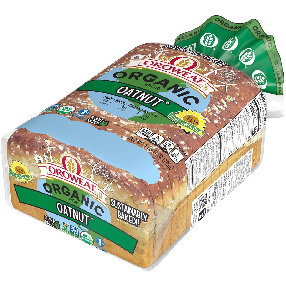 Oroweat Organic Oatnut Bread 27oz 27 oz Shipt