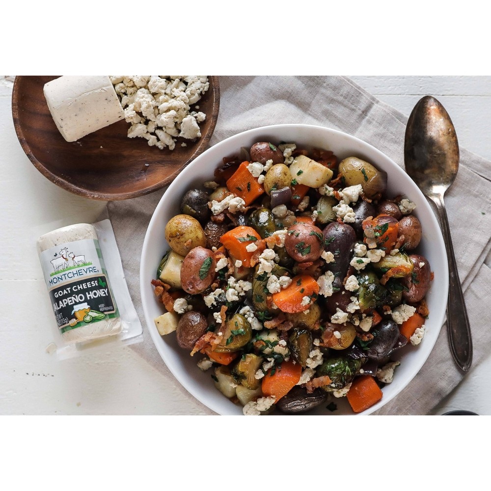 slide 2 of 2, Montchevre Jalapeno Honey Goat Cheese Log - 4oz, 4 oz