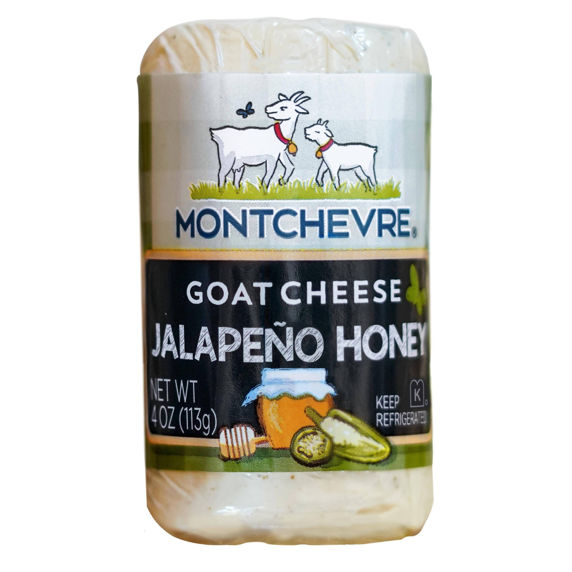 slide 1 of 2, Montchevre Jalapeno Honey Goat Cheese Log - 4oz, 4 oz