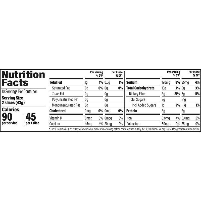 slide 3 of 15, Sara Lee Delightful White with Whole Grain - 15oz, 15 oz