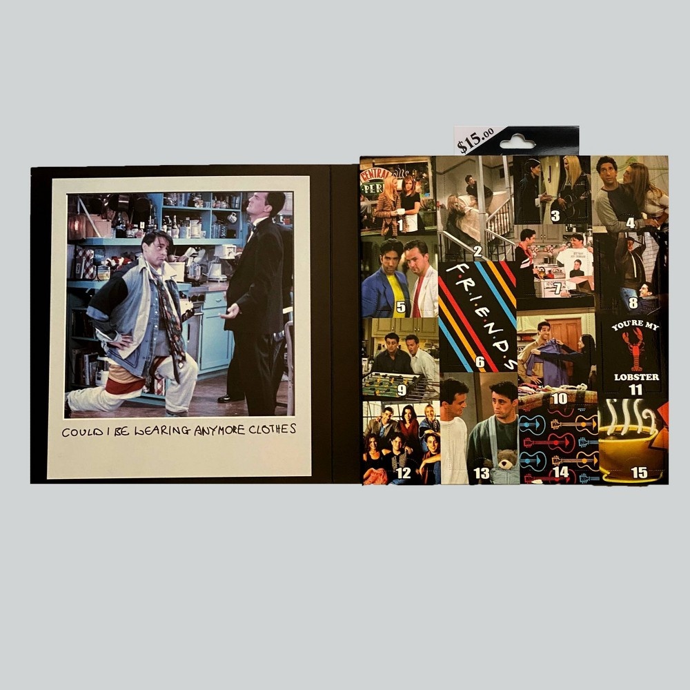 slide 3 of 4, Men's Friends 15 Days of Socks Advent Calendar 12, 15 ct