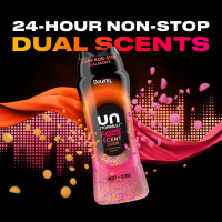 slide 15 of 29, Downy Unstopables Fusions In-Wash Laundry Scent Booster Beads, Sunset and Citrus Scent, 21.1 oz, 2-in-1 All Day Freshness, 21.1 oz