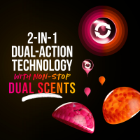 slide 10 of 29, Downy Unstopables Fusions In-Wash Laundry Scent Booster Beads, Sunset and Citrus Scent, 21.1 oz, 2-in-1 All Day Freshness, 21.1 oz