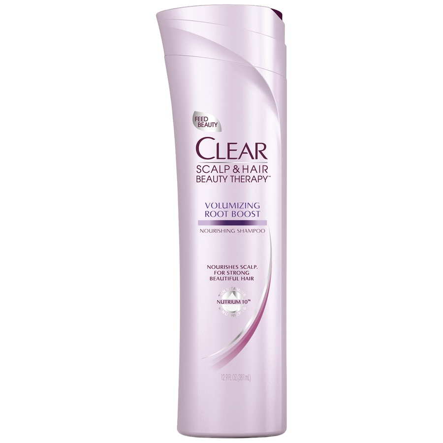 slide 1 of 1, Clear Scalp and Hair Therapy Clear Shampoo, Nourishing, Volumizing Root Boost, 12.9 oz