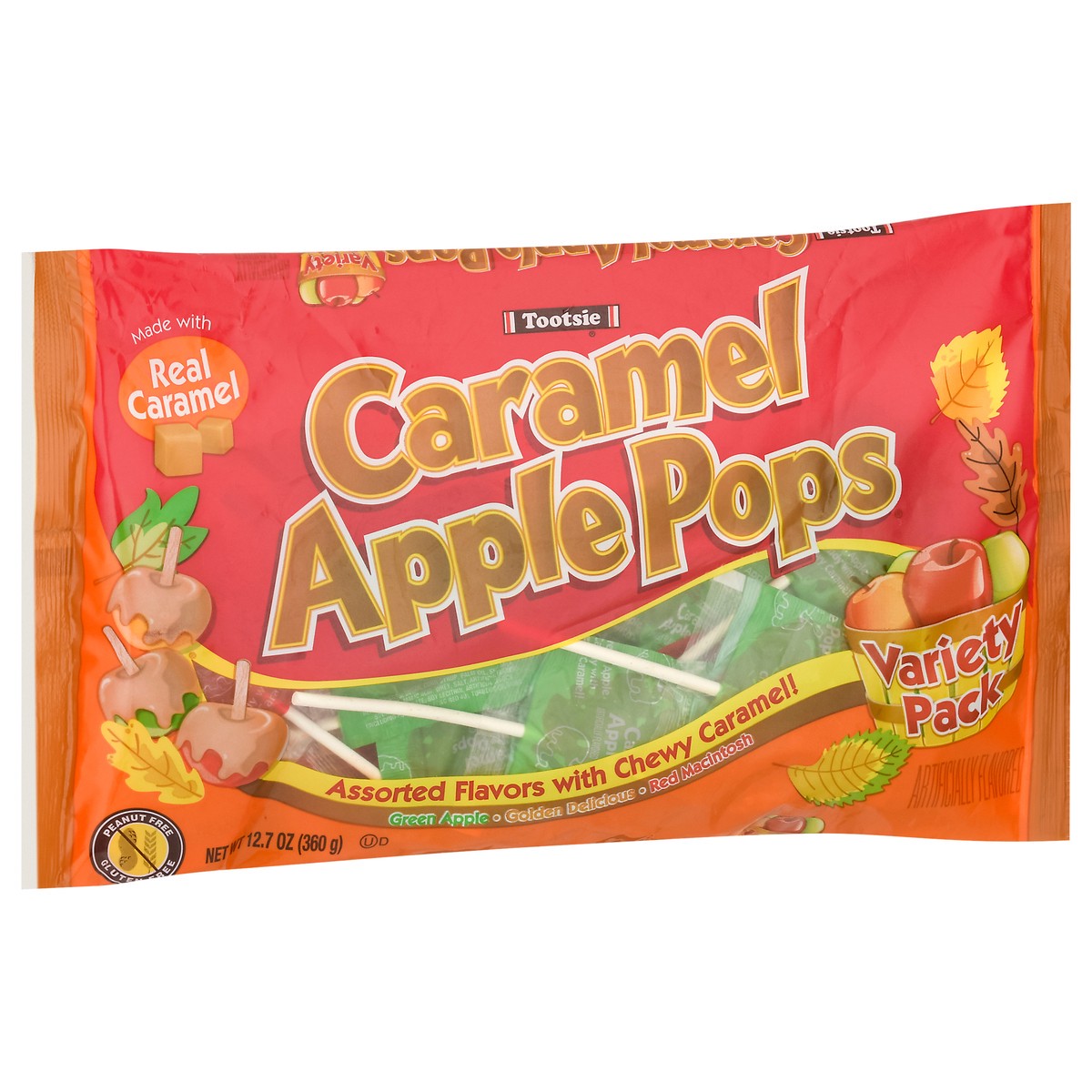 slide 2 of 9, Tootsie Caramel Apple Pops Variety Pack 12.7 oz, 12.7 oz