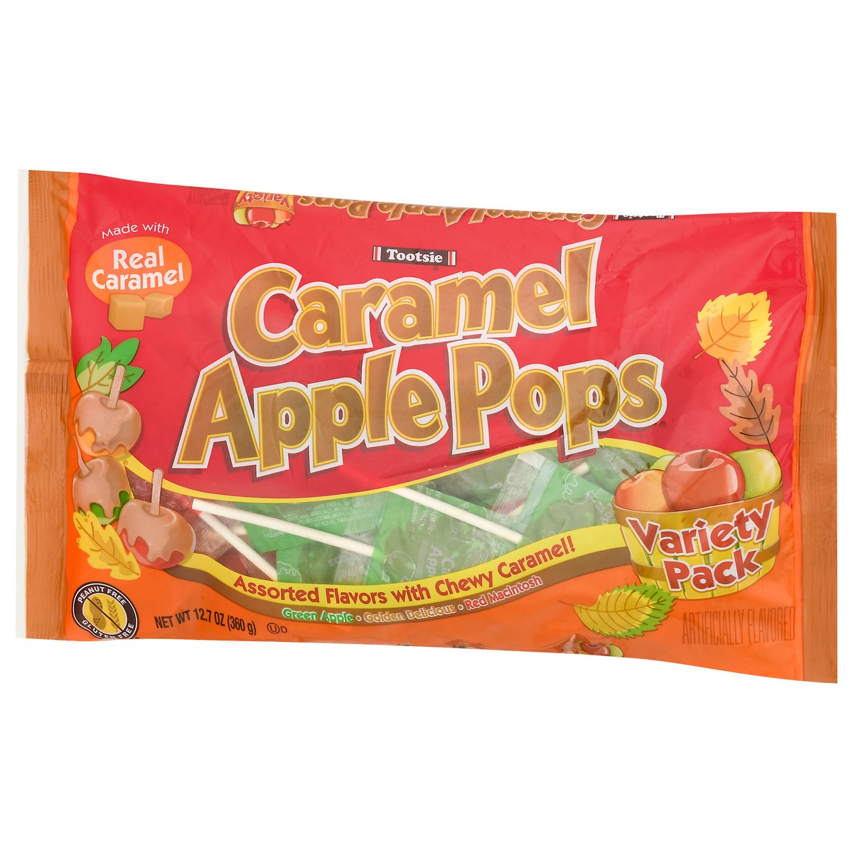 slide 4 of 9, Tootsie Caramel Apple Pops Variety Pack 12.7 oz, 12.7 oz
