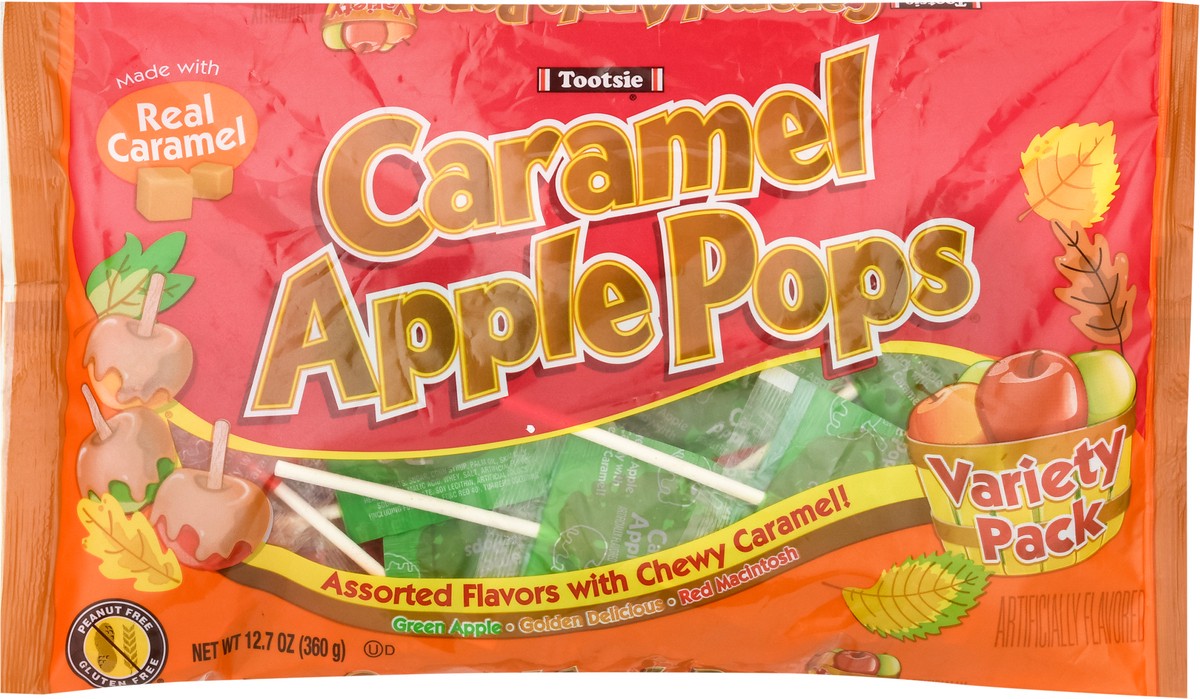 slide 8 of 9, Tootsie Caramel Apple Pops Variety Pack 12.7 oz, 12.7 oz