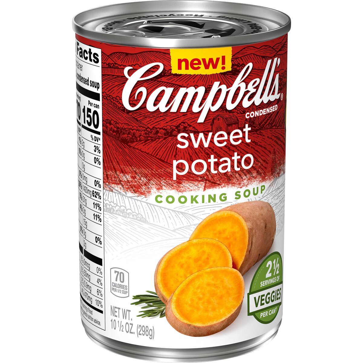 slide 9 of 13, Campbell's Campbells Sweet Potato Soup, 10.5 oz