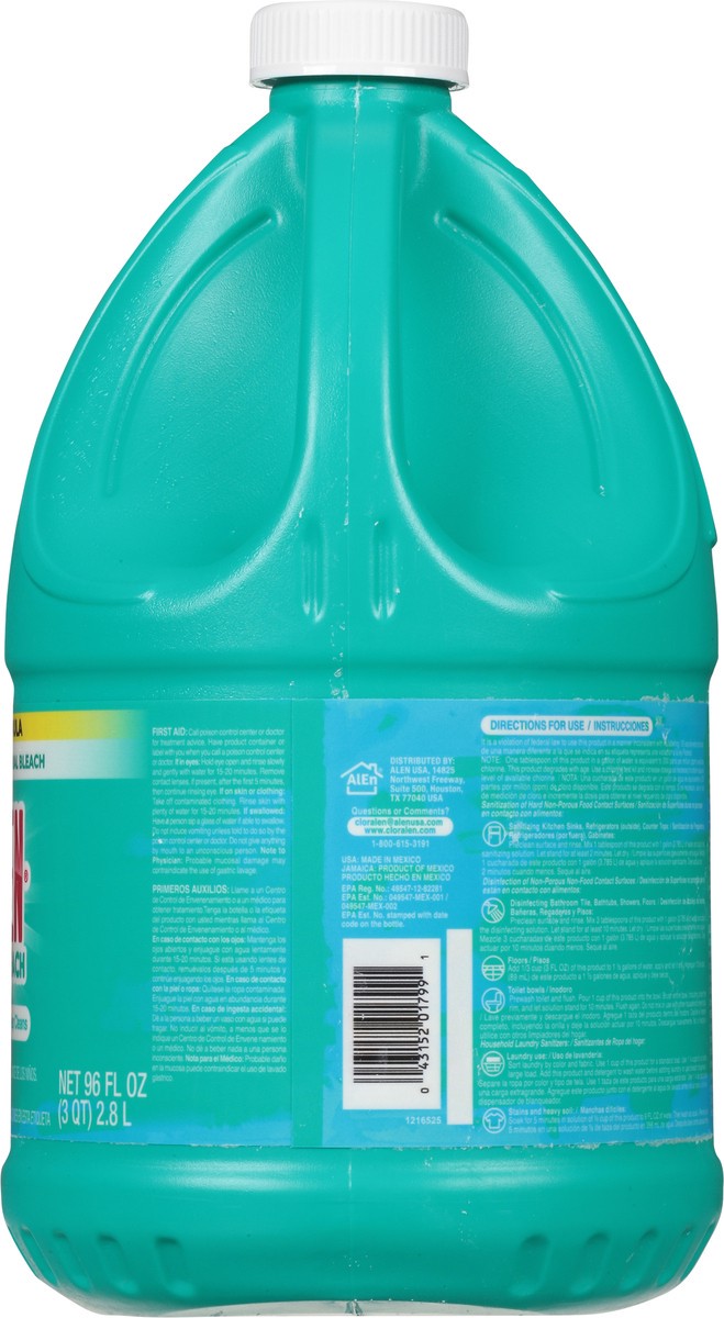 slide 10 of 12, Cloralen Disinfectant Bleach, 96 fl oz