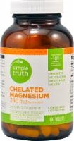 slide 1 of 1, Simple Truth Chelated Magnesium Tablets 250 Mg, 180 ct