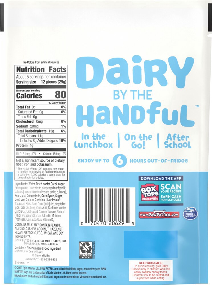 slide 2 of 2, Yo-Bites Paw Patrol Strawberry Soft & Squishy Dairy Snacks - 5.1 oz, 5.1 oz