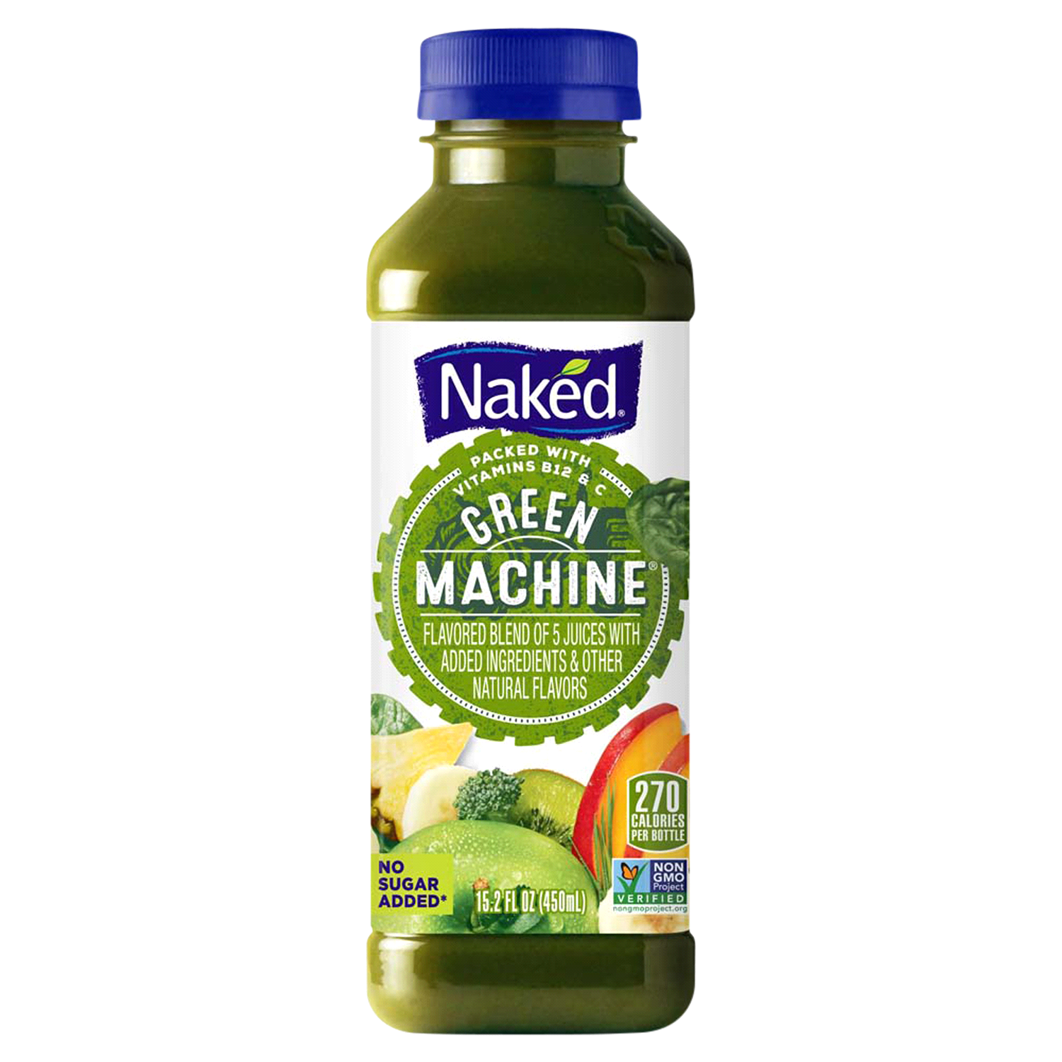 slide 1 of 1, Naked Green Machine Smoothie, 15.2 fl oz