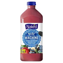 Naked No Sugar Added, Non GMO Blue Machine Fruit Juice, 64 Fl Oz, Bottle