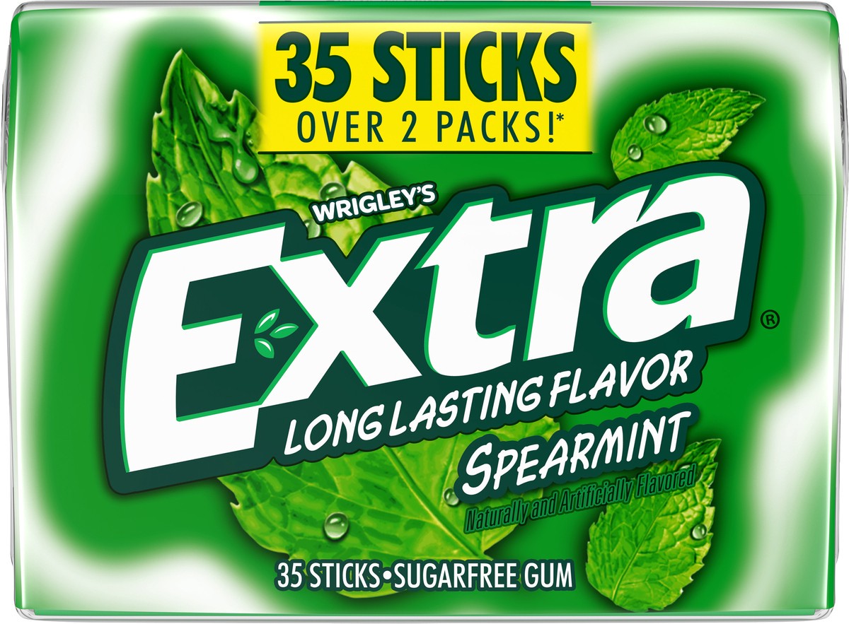 slide 2 of 8, Extra Spearmint Sugarfree Gum, 35 ct