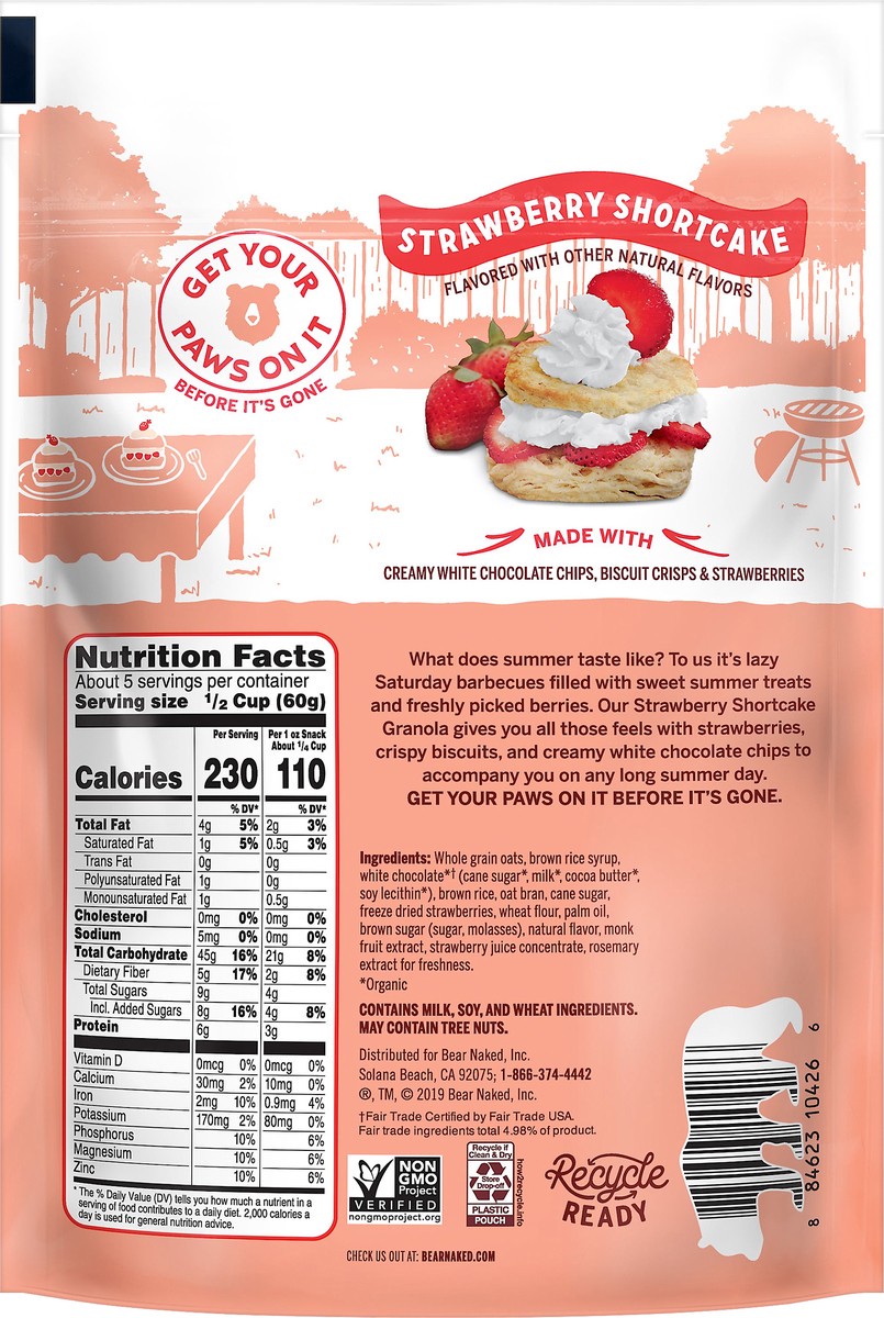 slide 4 of 5, Bear Naked Strawberry Shortcake Granola 11.2 oz, 11.2 oz