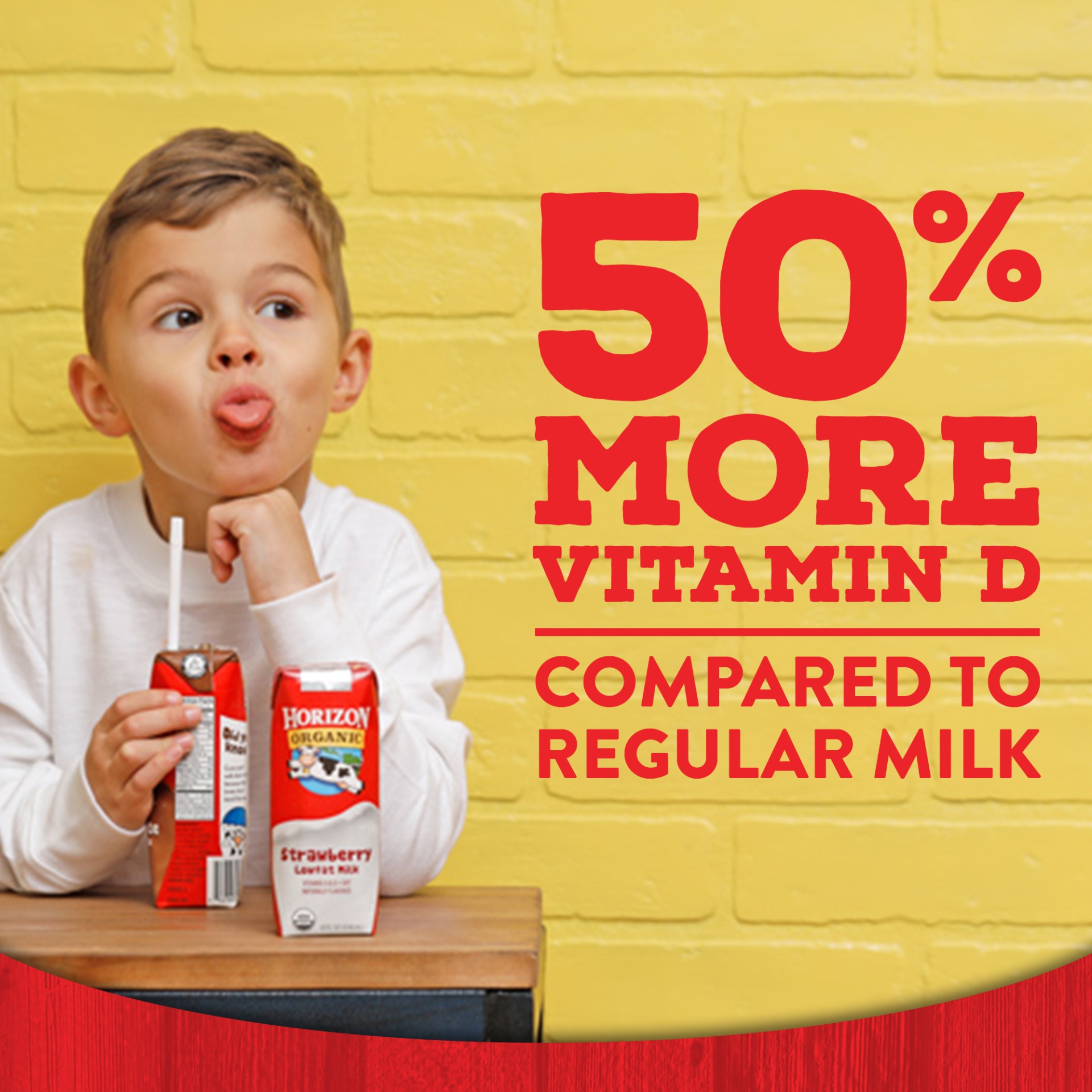 slide 5 of 7, Horizon Organic Whole High Vitamin D Milk, 64 fl oz