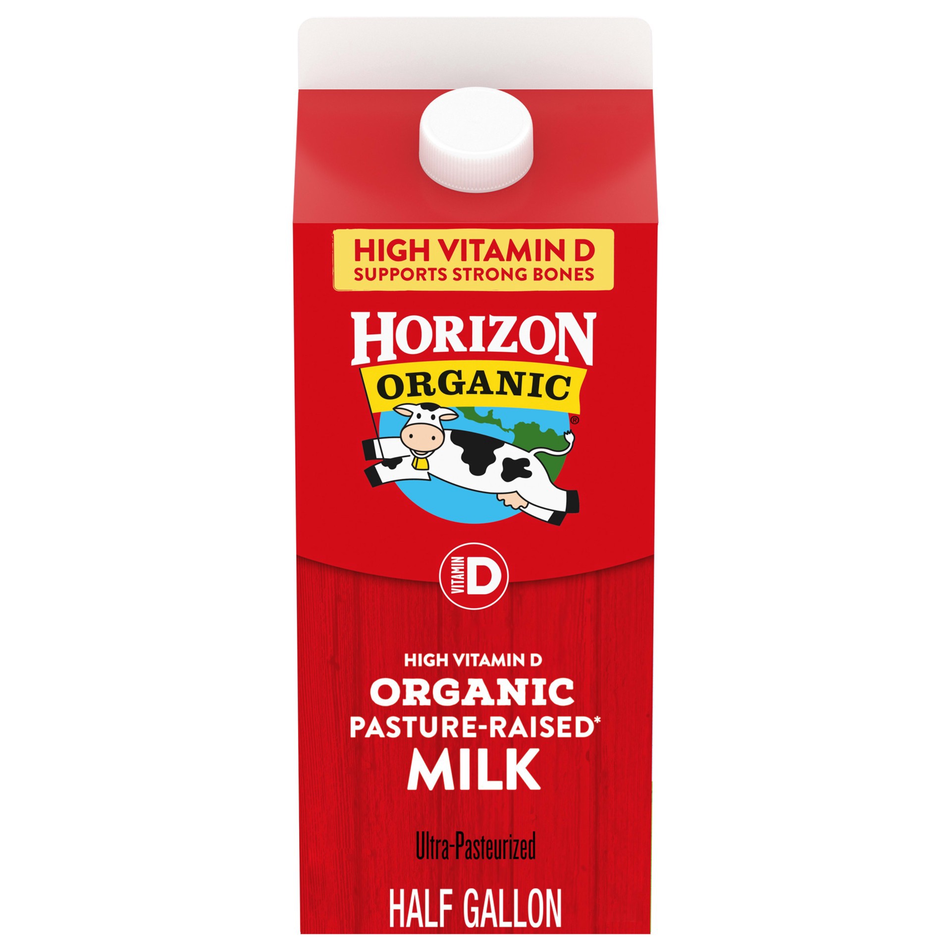 slide 1 of 1, Horizon Organic Whole Milk, High Vitamin D, Half Gallon, 