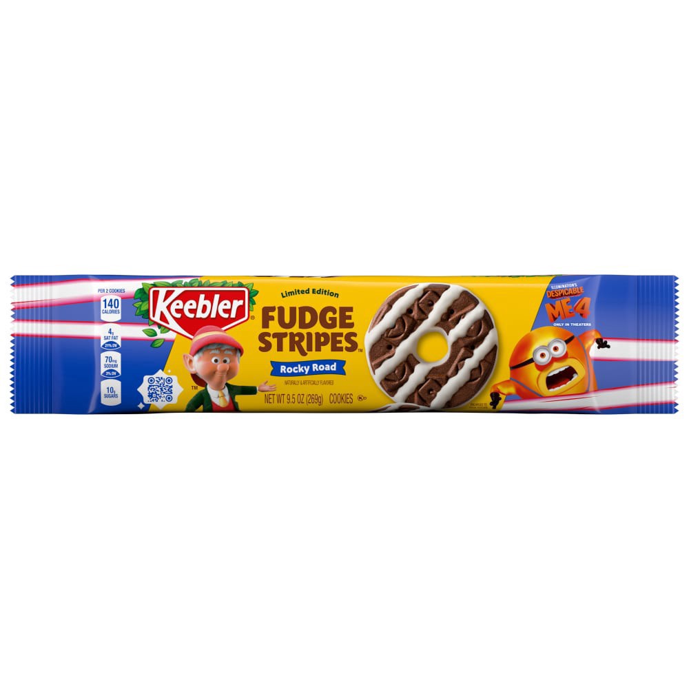 slide 3 of 6, Keebler Fudge Stripes Minions, 9.6 oz