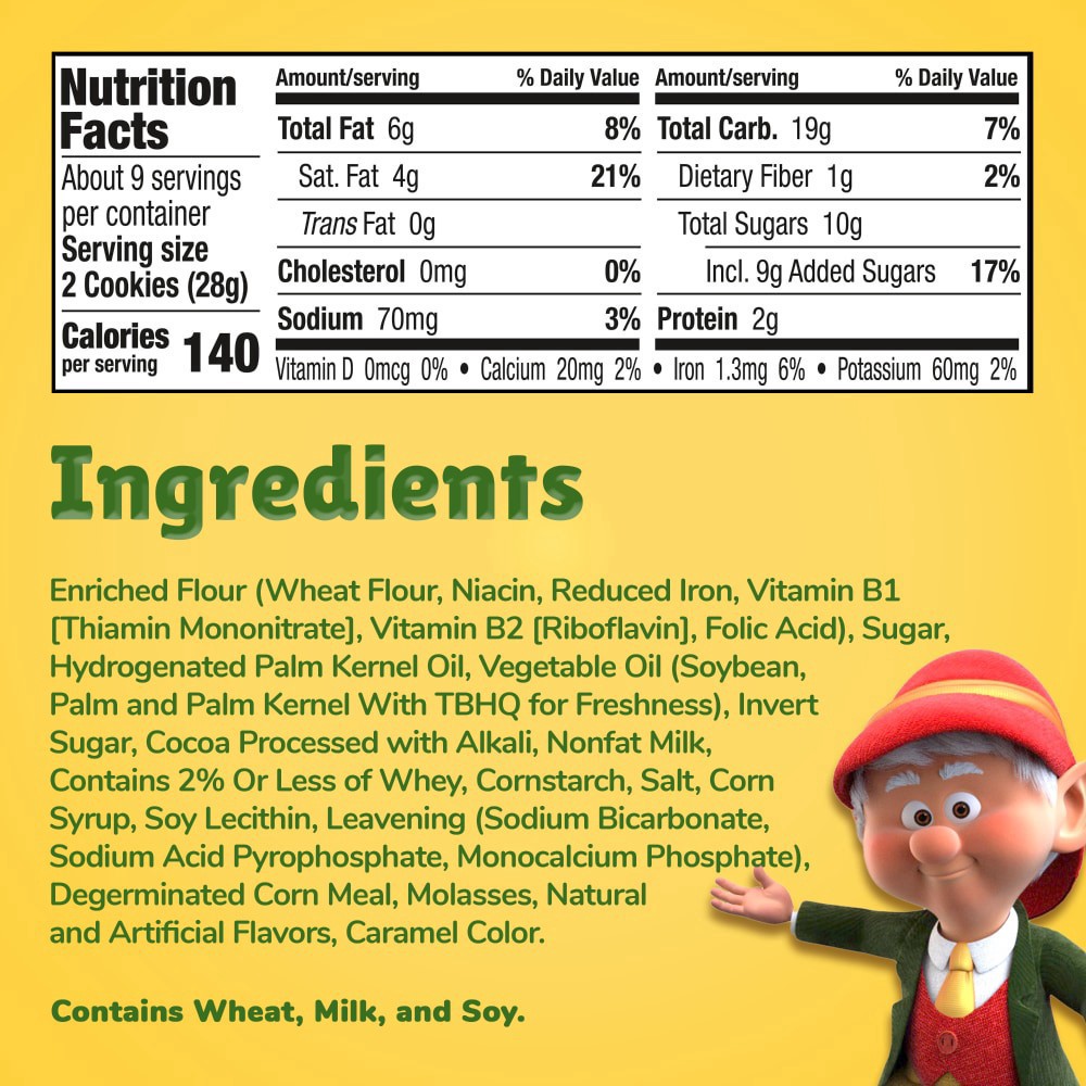 slide 4 of 6, Keebler Fudge Stripes Minions, 9.6 oz