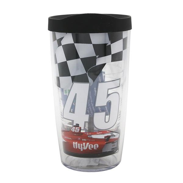 slide 1 of 1, Hy-Vee Indycar Tervis Red 16 Oz Tumbler, 1 ct