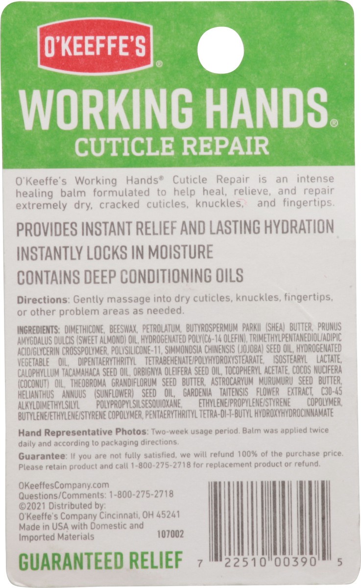 slide 8 of 9, O'Keeffe's Working Hands Cuticle Repair 0.38 oz, 0.38 oz