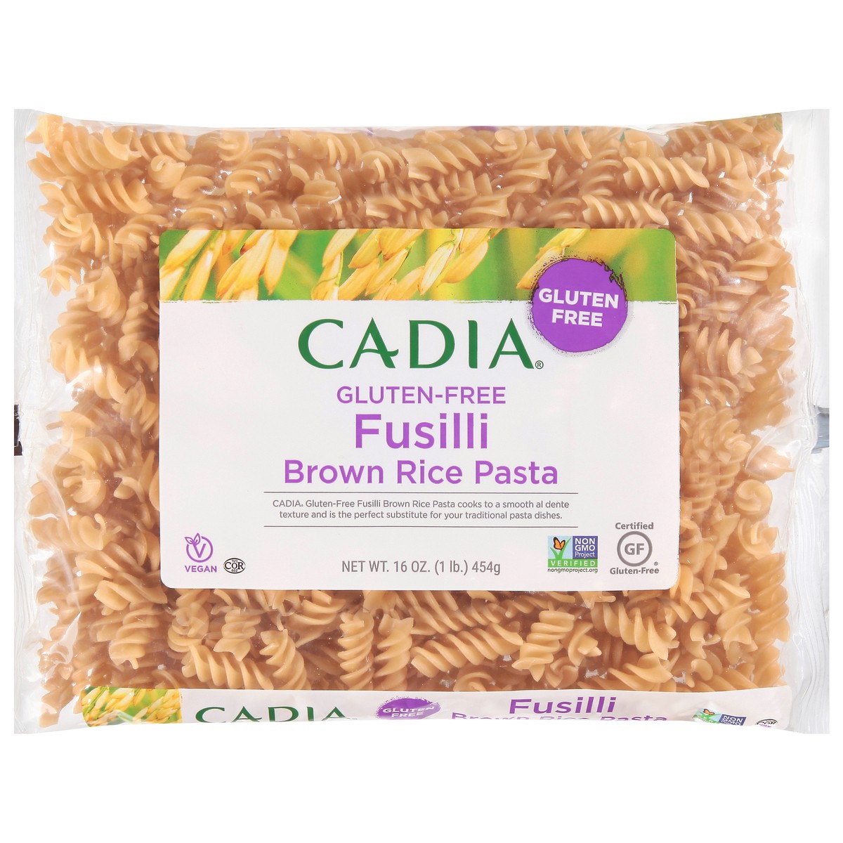 slide 10 of 13, Cadia Gluten-Free Fusilli Brown Rice Pasta 16 oz, 16 oz