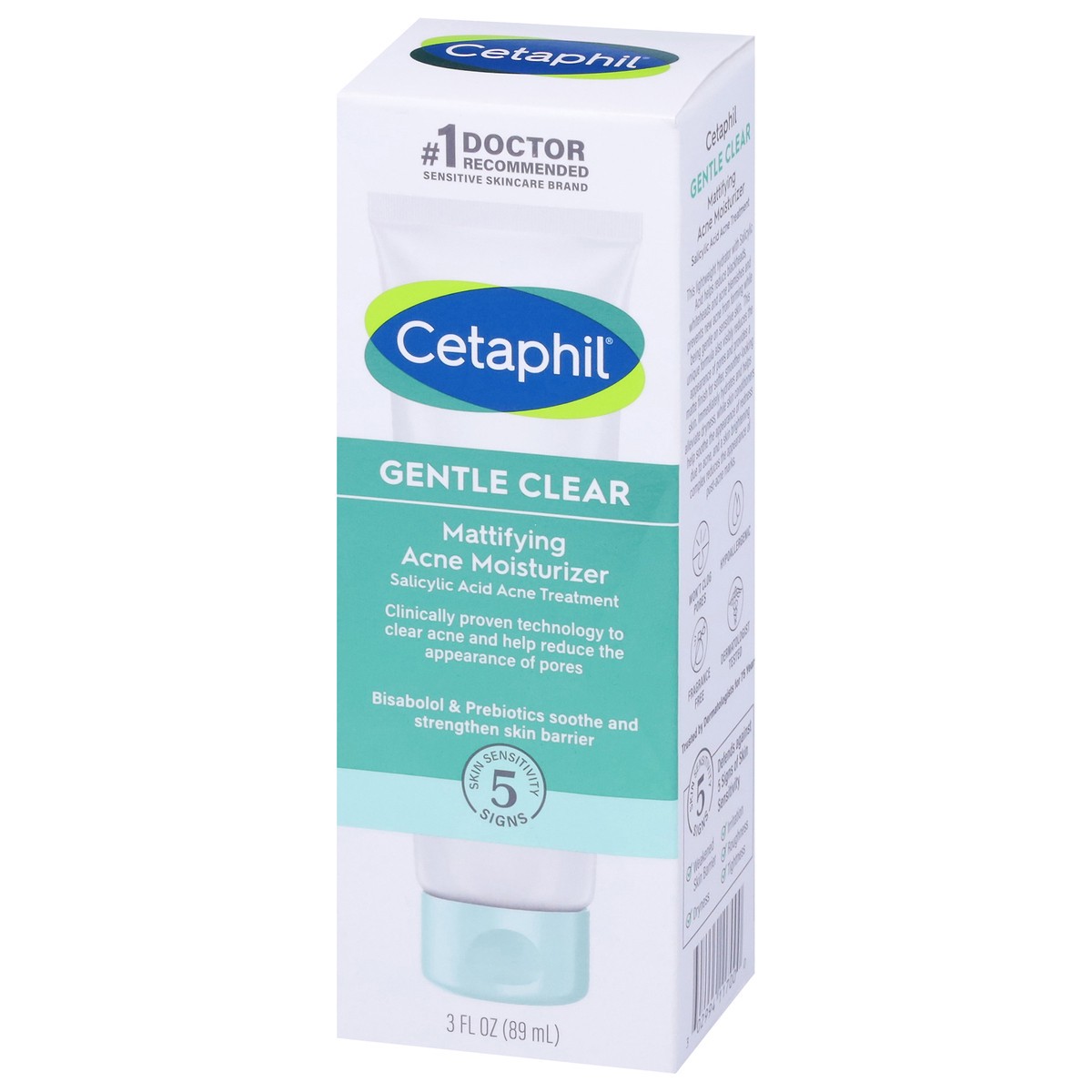 slide 4 of 9, Cetaphil Gentle Clear Mattifying Acne Moisturizer 3 fl oz, 3 fl oz